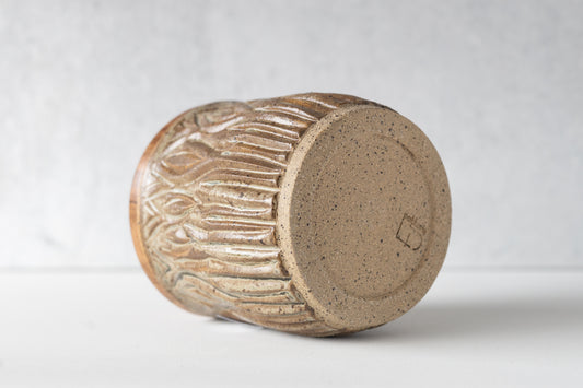 Speckled Nutmeg Bud Lidded Jar