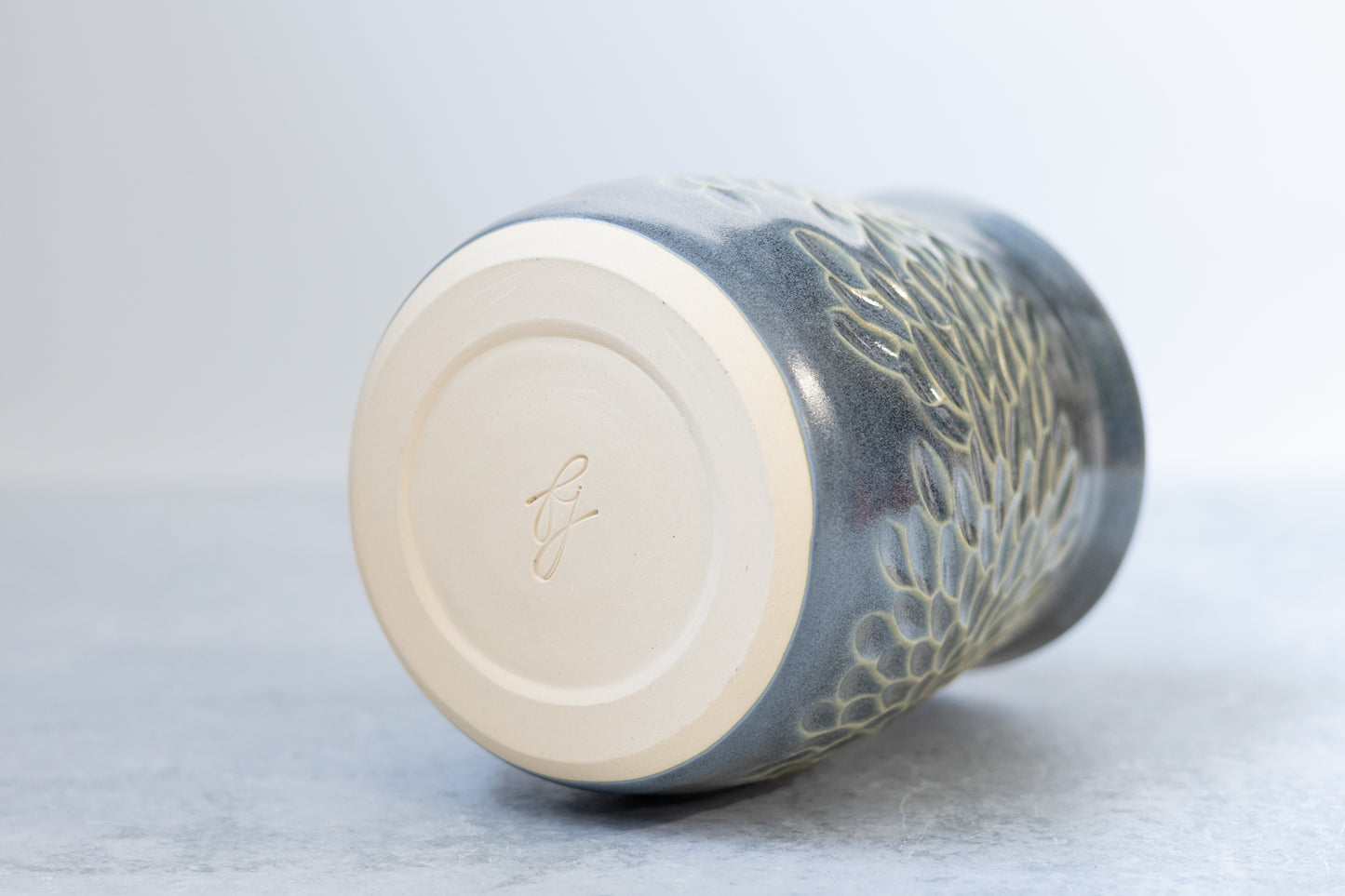 Ocean Carved Vase