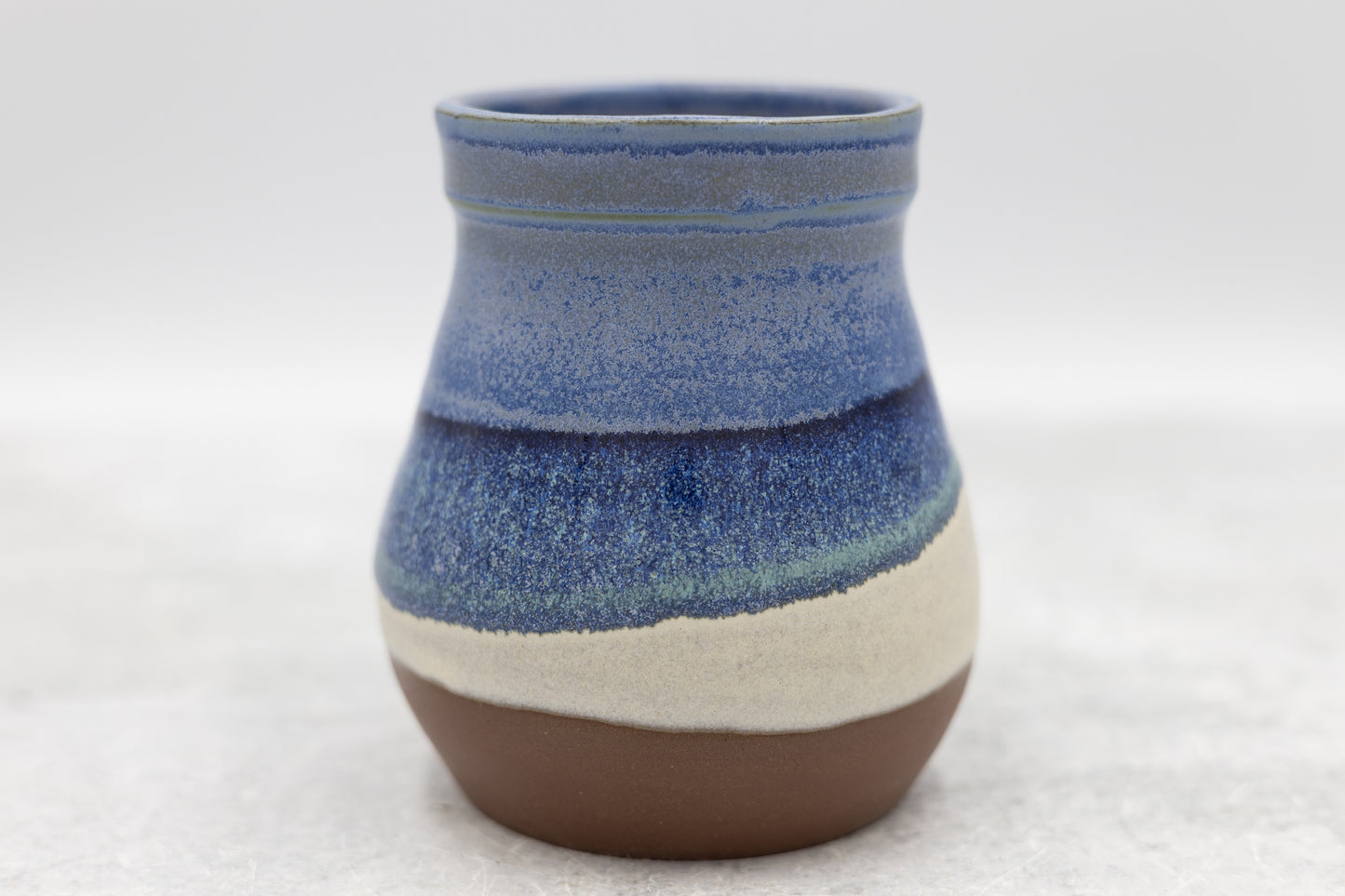 Blue Line Beach Vase