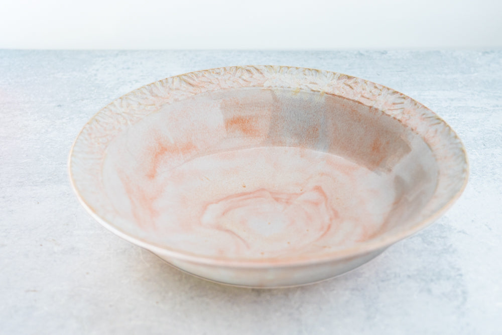 Blossom Carved Serving Bowl