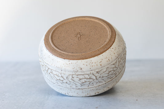 Snow White Carved Bowl (Small)