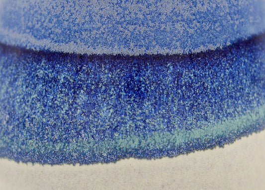 Blue Line Beach Vase