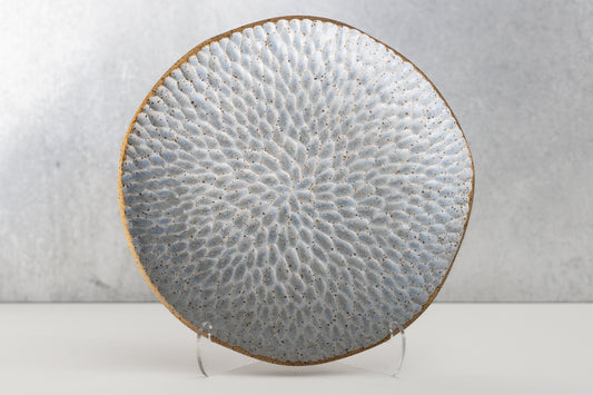 Periwinkle Carved Decorative Bowl