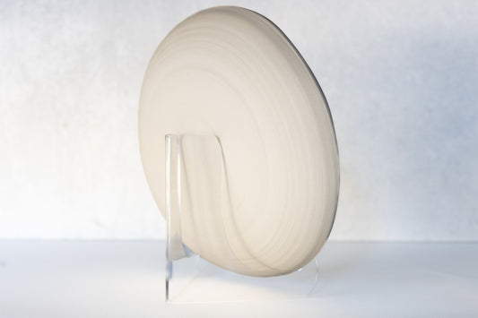 Semi Matte Blue Carved Decorative Bowl