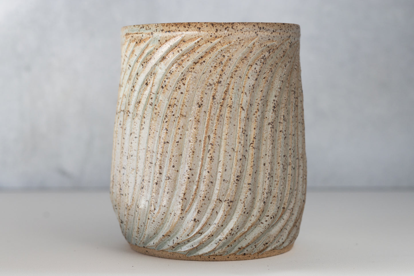 Speckled Natural Vase
