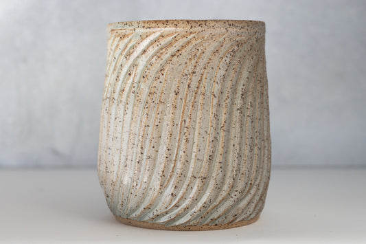 Speckled Natural Vase