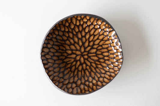 Carved Autumn Decorative Trinket Dish