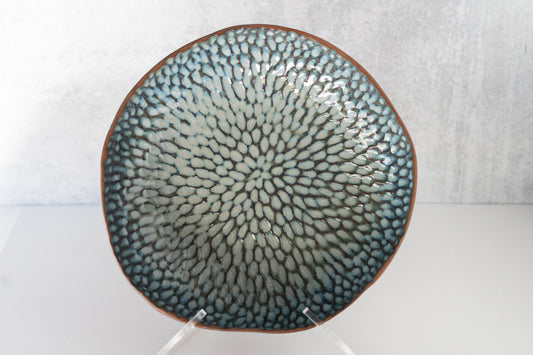 Deep Water Carved Serving Bowl