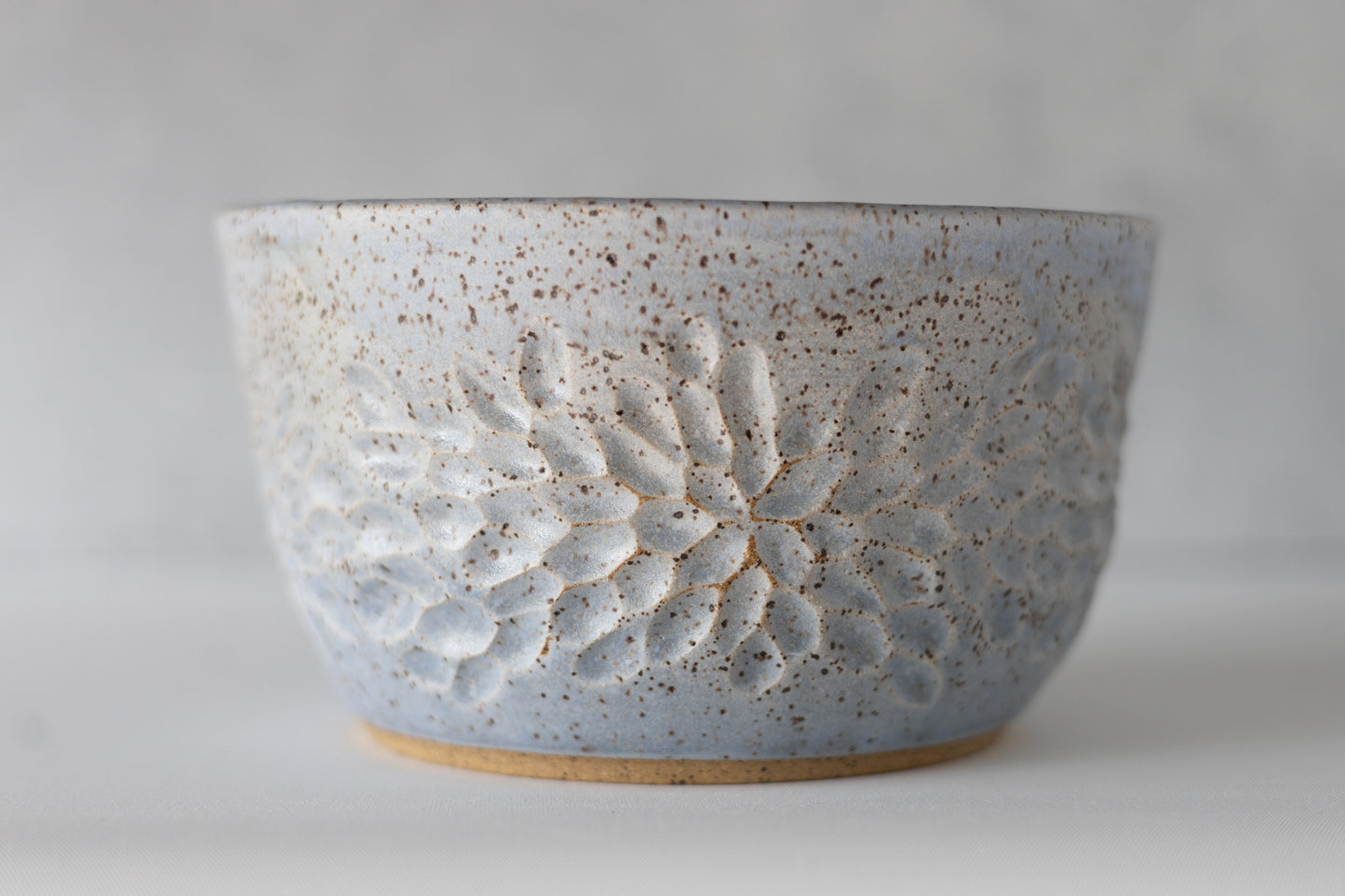Periwinkle Carved Bowl
