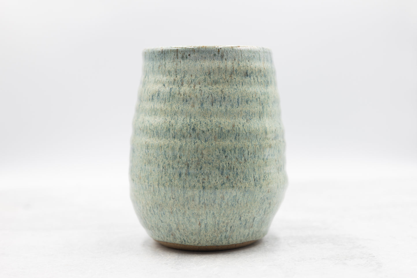 Lake Grass Speckled Ripple Vase