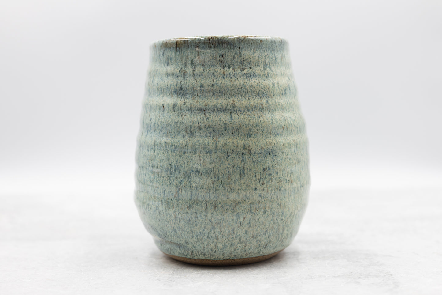 Lake Grass Speckled Ripple Vase