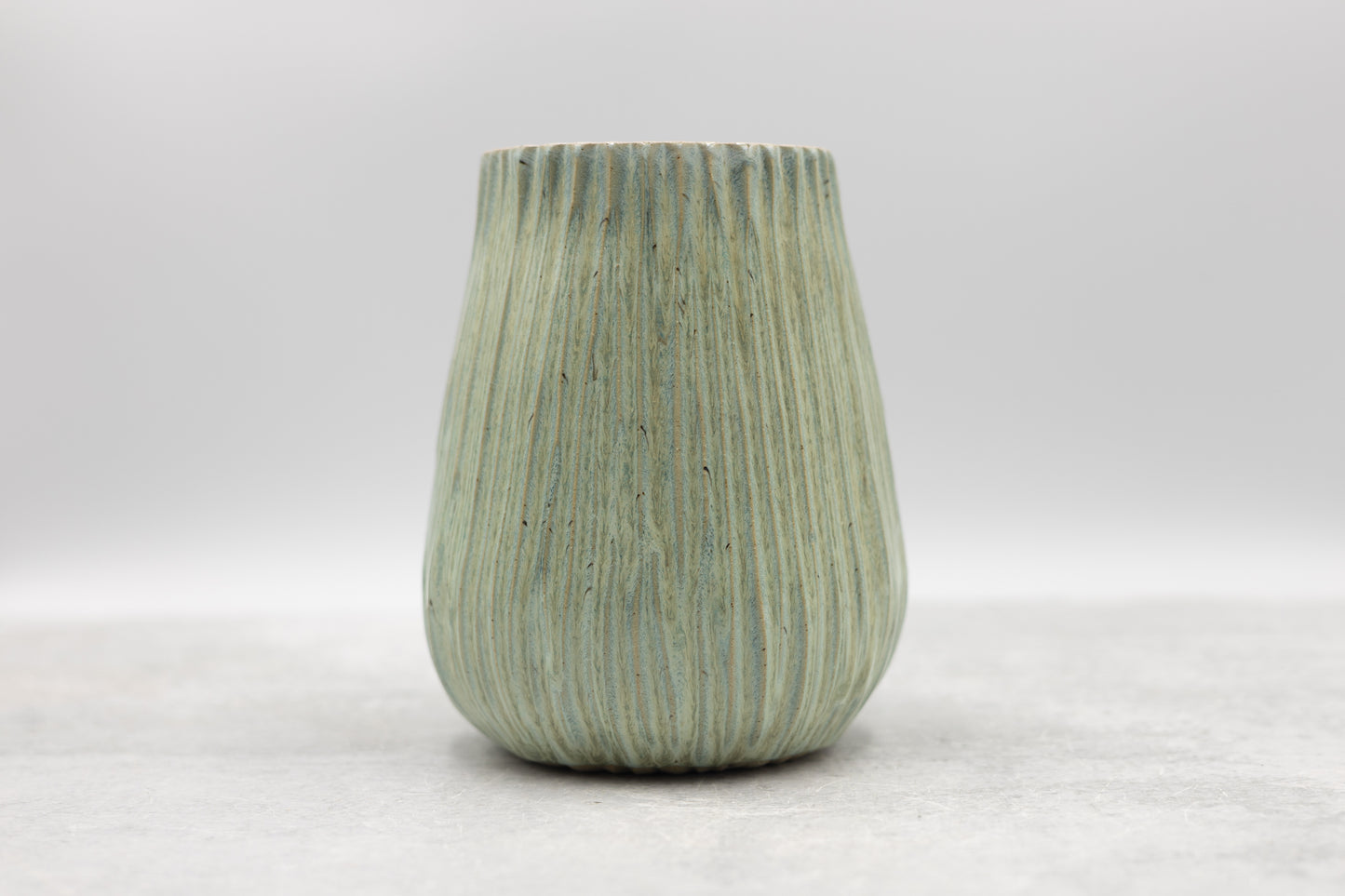 Lake Grass Carved Vase
