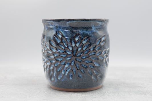 Deep Water Carved Vase