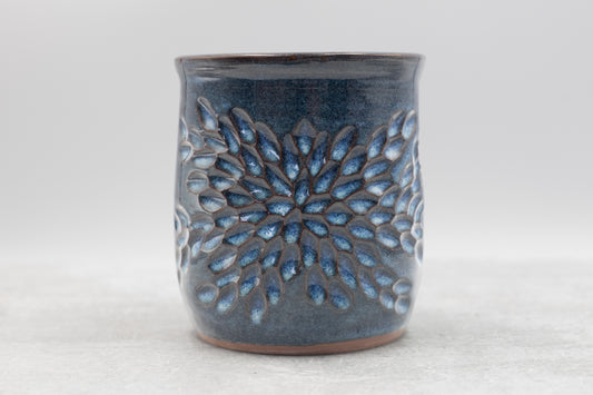 Deep Water Carved Vase