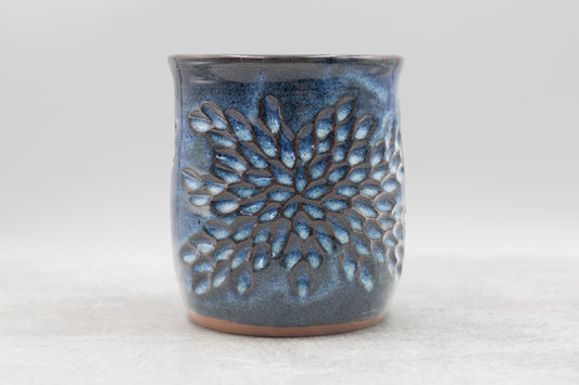 Deep Water Carved Vase