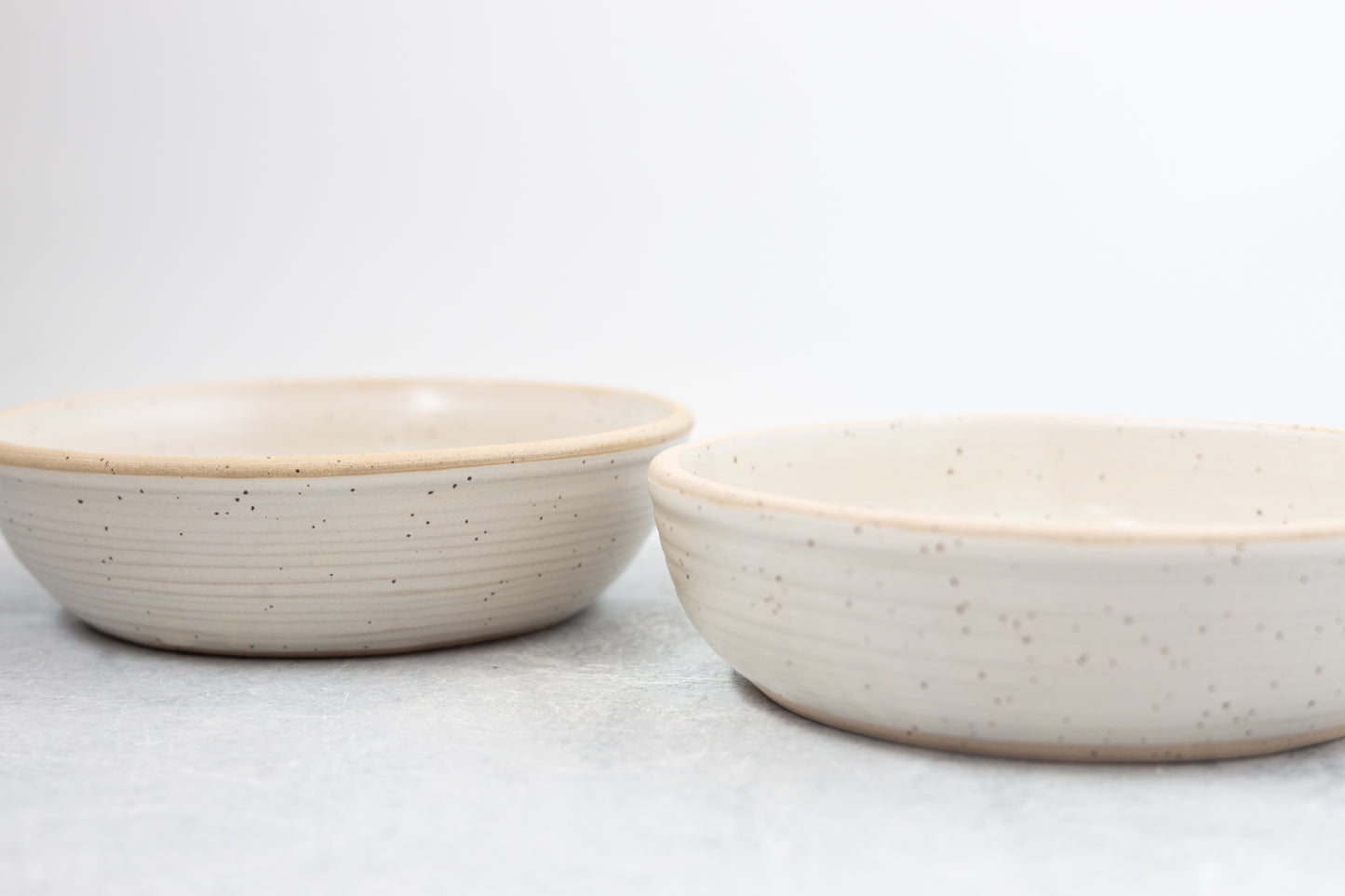 Farmhouse White Salad Bowl