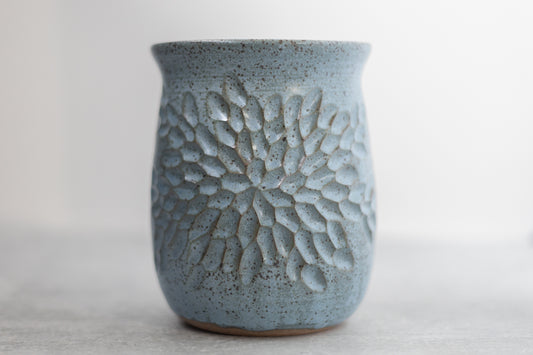 Ocean Carved Vase