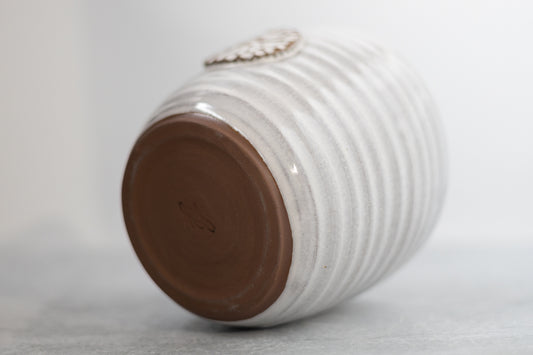 Snow Medallion Vase/Planter