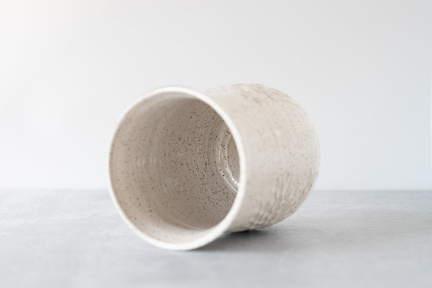 Farmhouse White Carved Vase