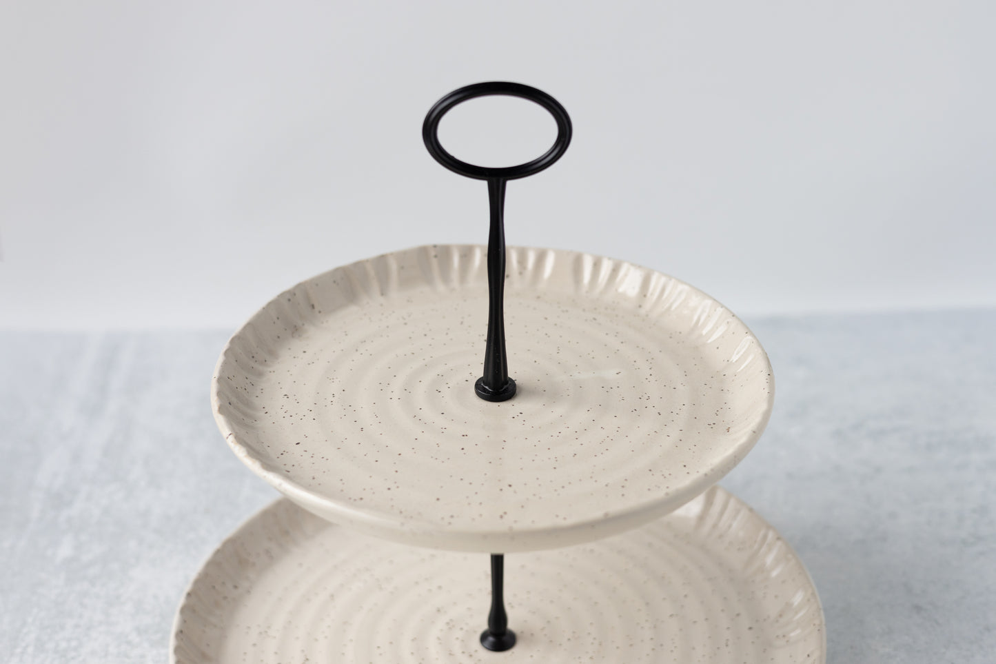 Farmhouse White Tiered Tray