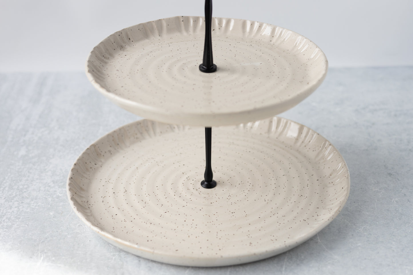 Farmhouse White Tiered Tray