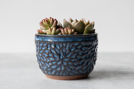 Deep Water Carved Planter