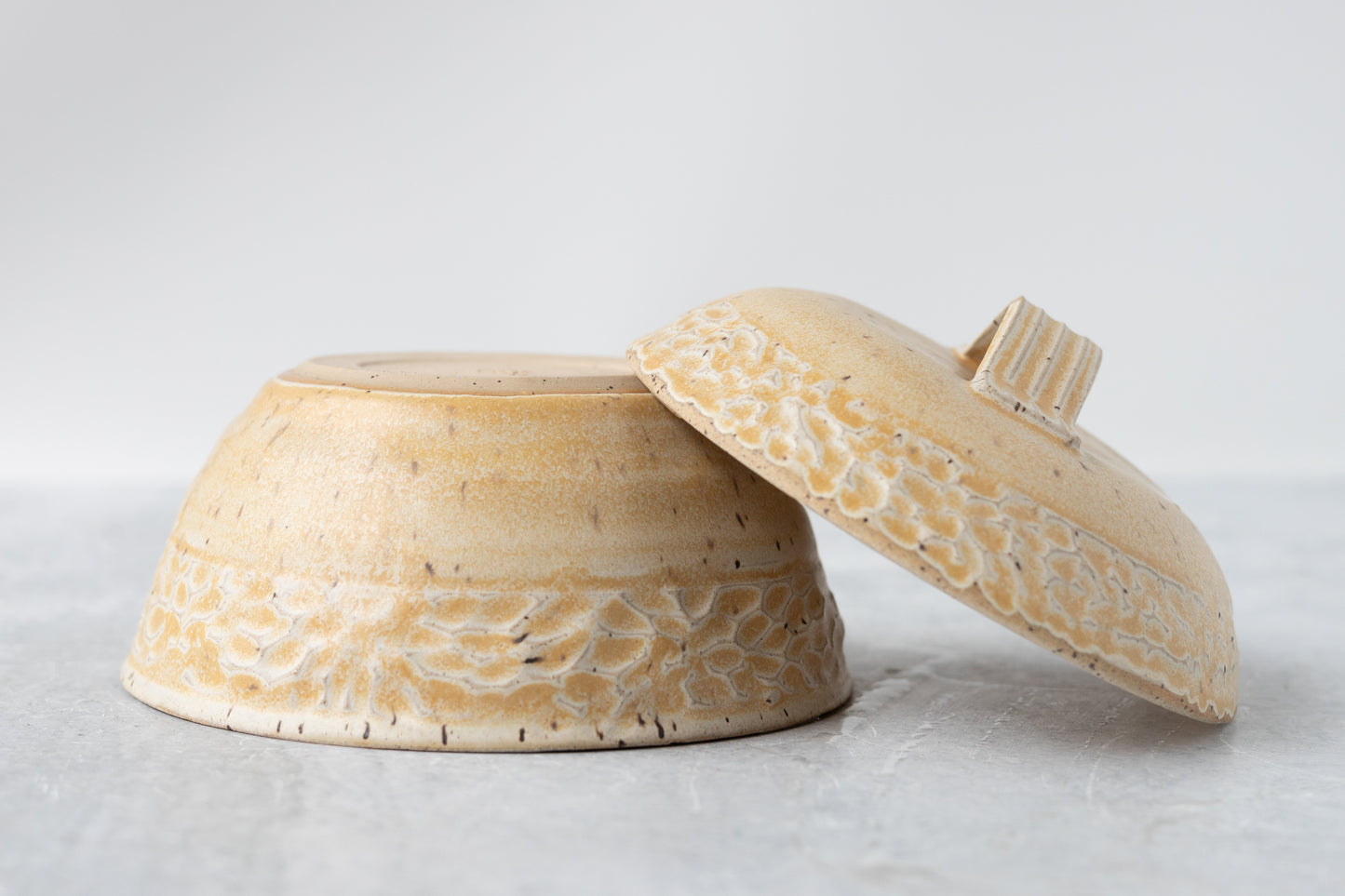 Sunshine Lidded Bowl