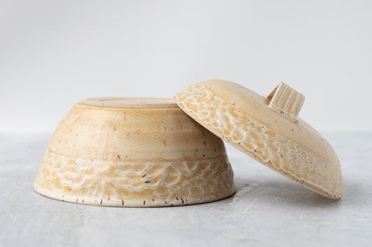 Sunshine Lidded Bowl