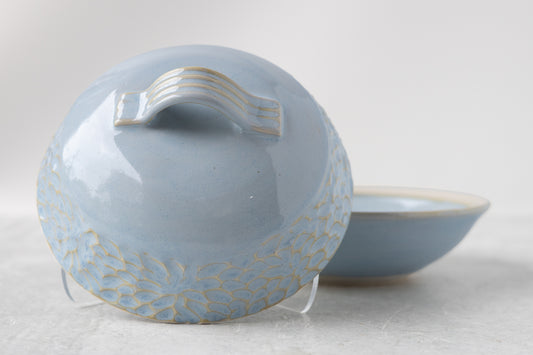 Cloud Lidded Bowl