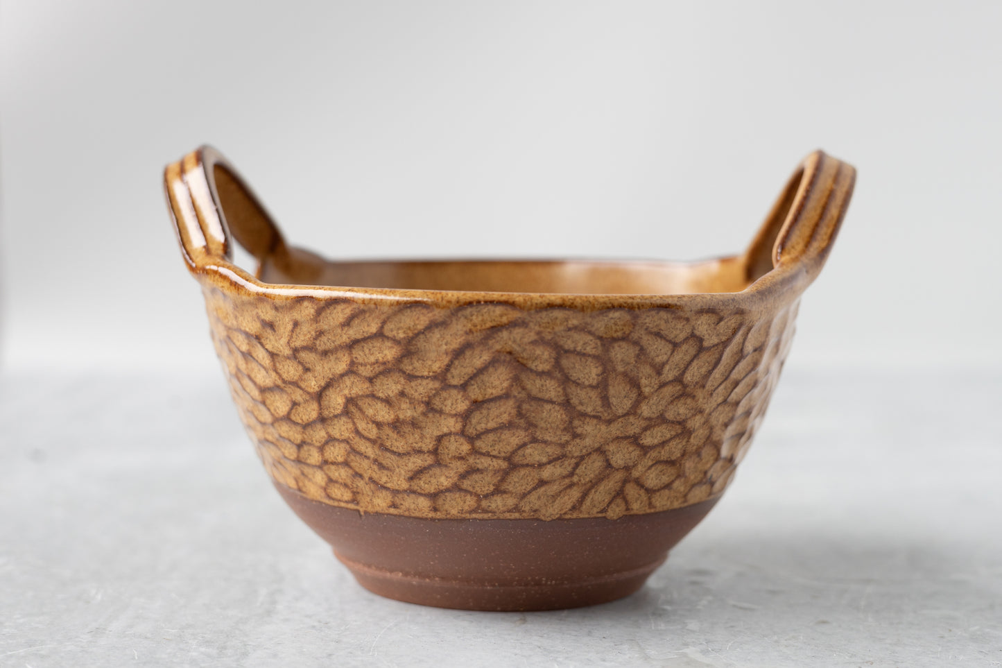 Cinnamon Serving Bowl with Handles