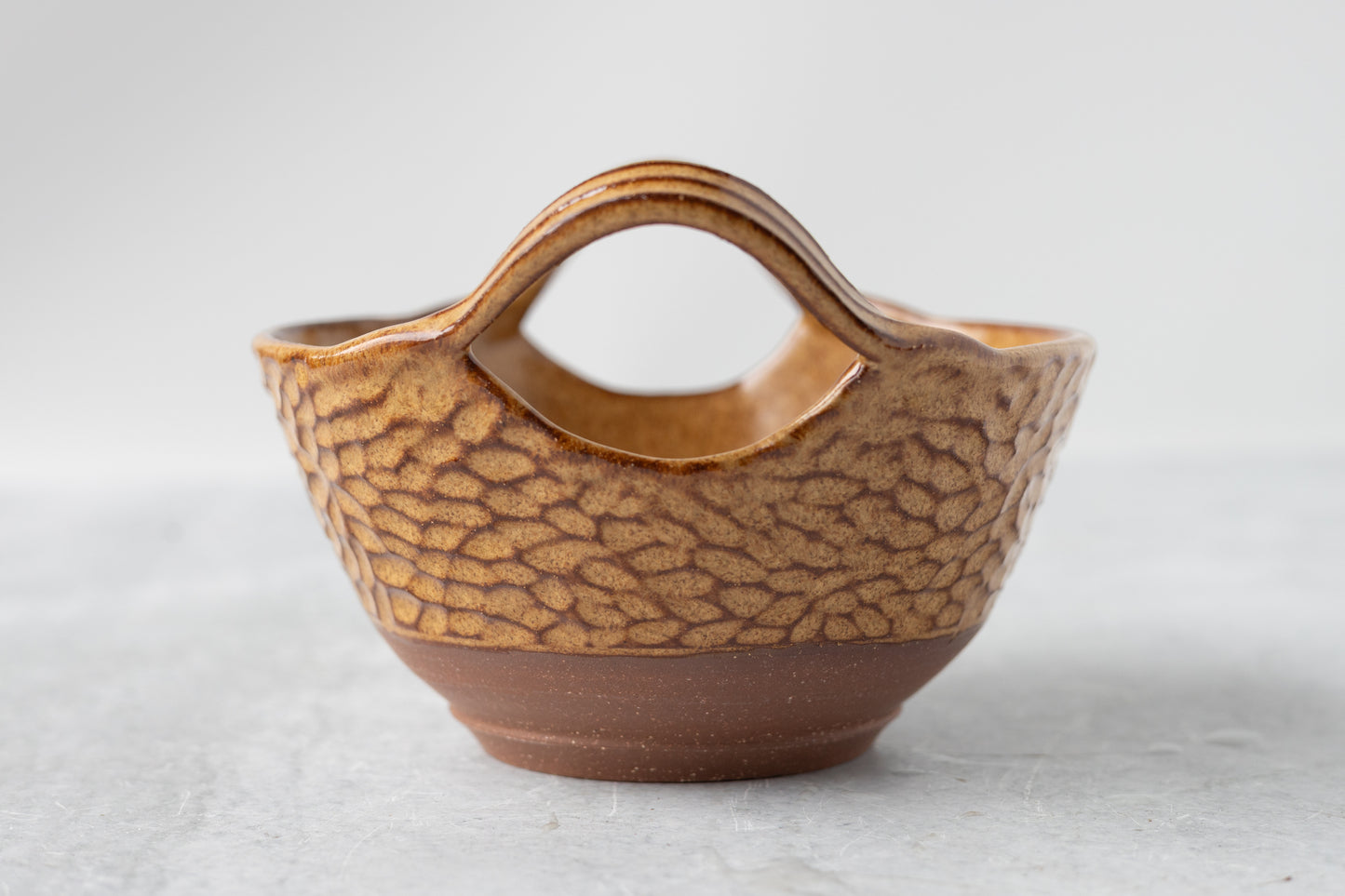 Cinnamon Serving Bowl with Handles