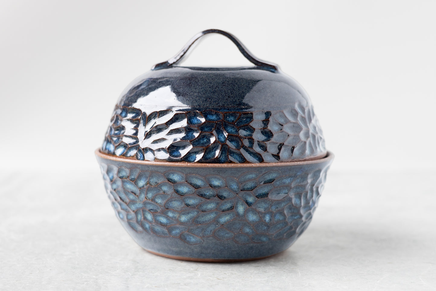 Deep Water Lidded Bowl