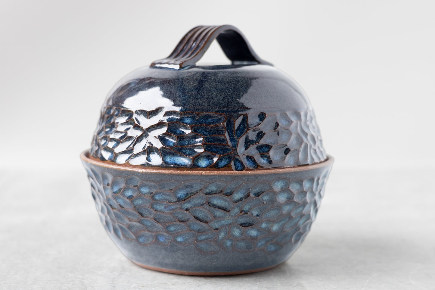 Deep Water Lidded Bowl