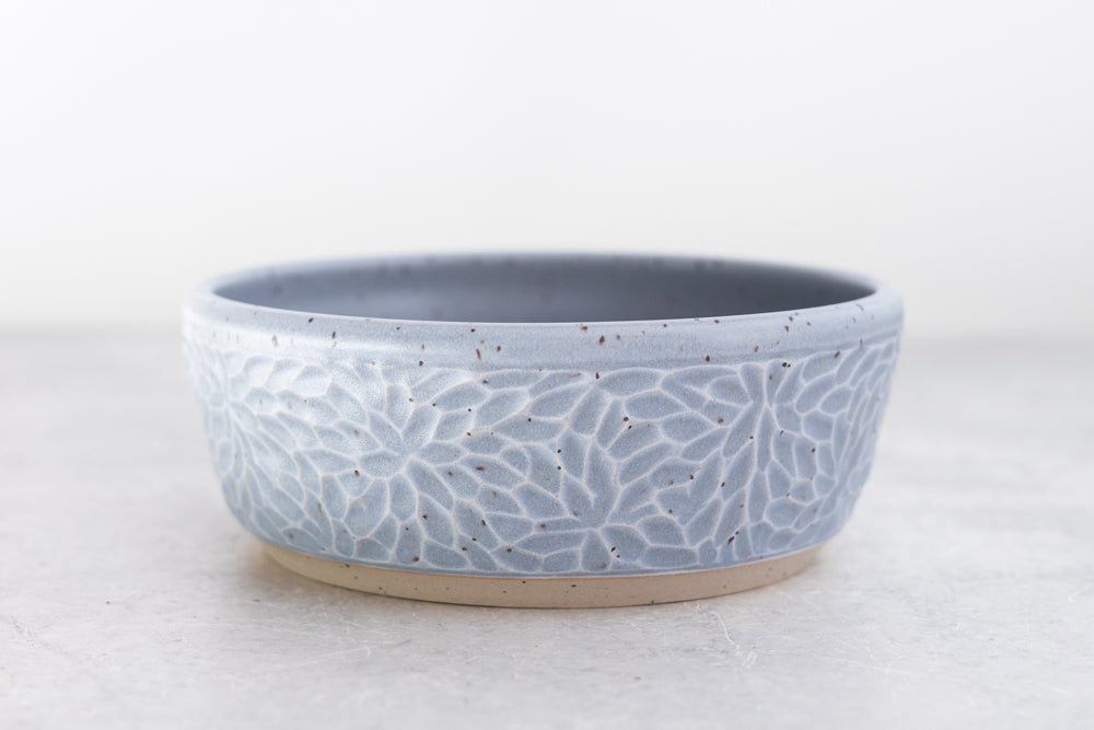 Periwinkle Carved Bowl (Medium)