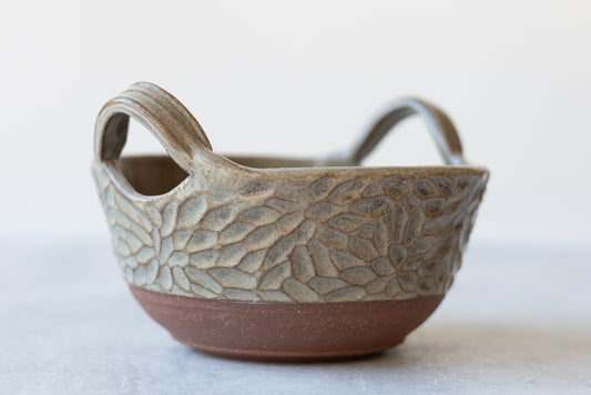 Fogstone Serving Bowl with Handles