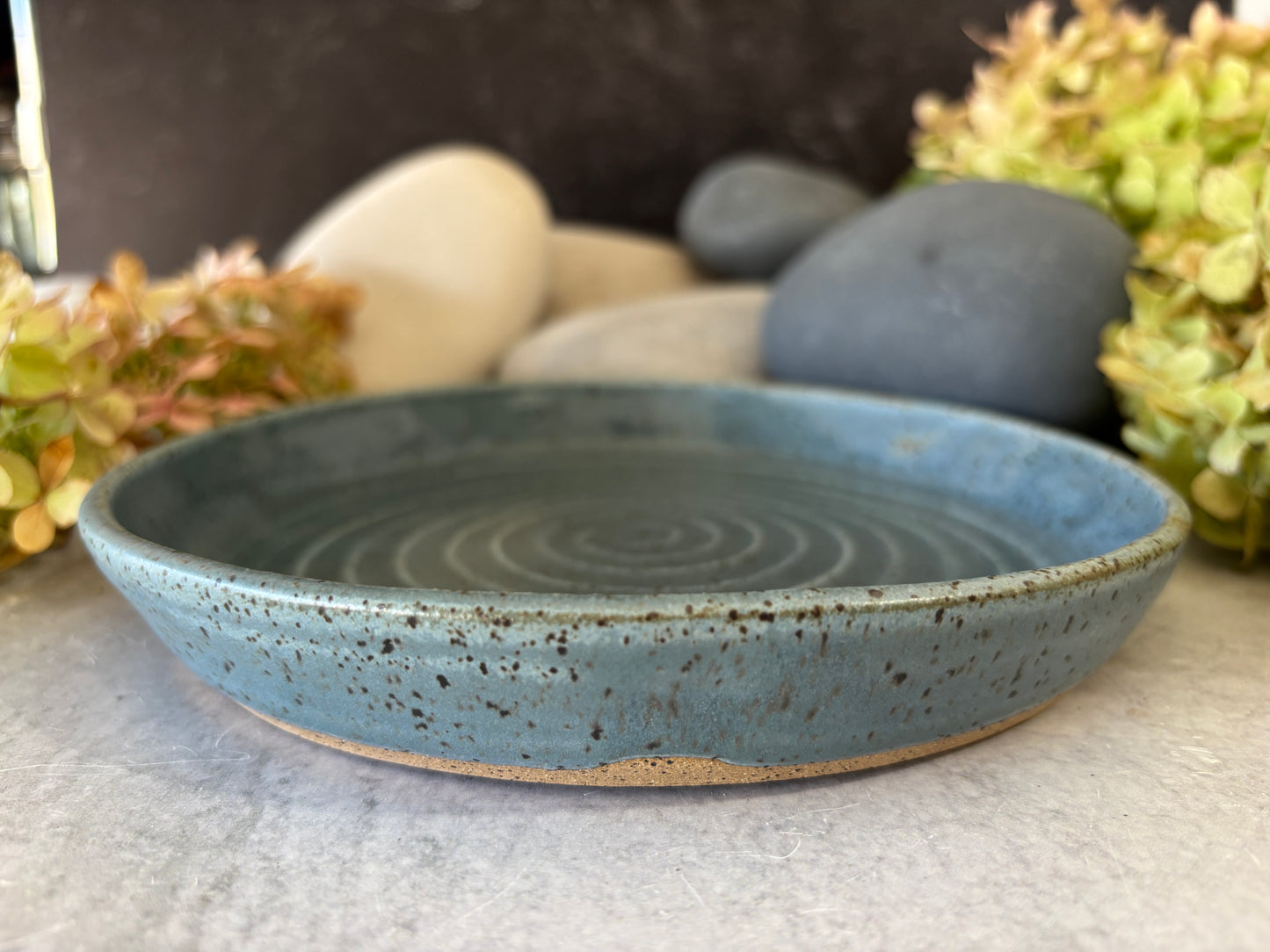 Matte Ocean Salad Plate