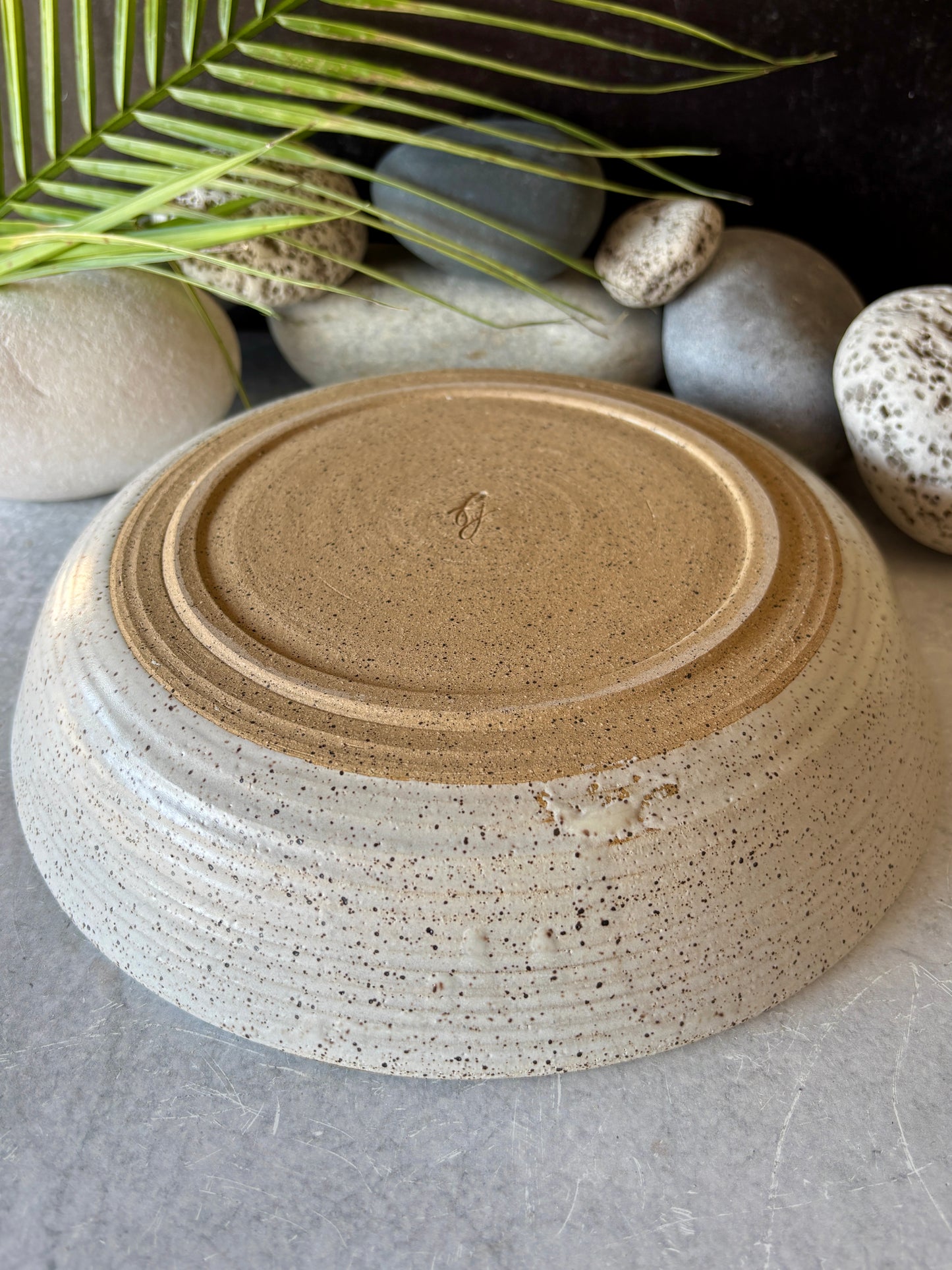 Farmhouse White Low Serving Bowl