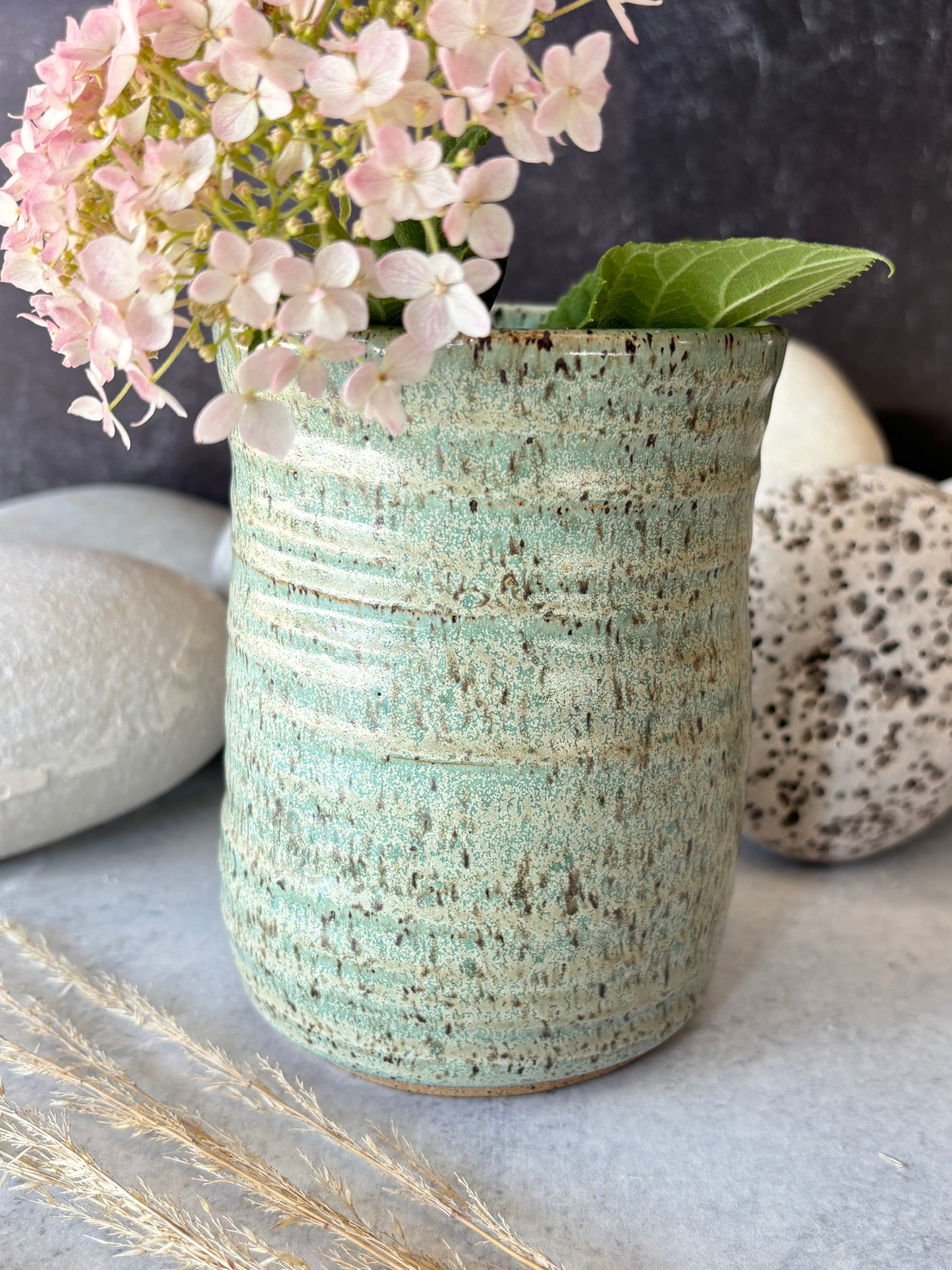 Speckled Seaside Vase